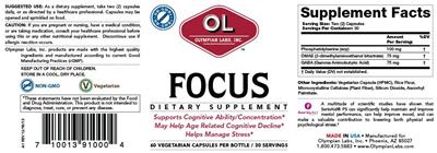 Photo of the OL Olympian Labs Focus label