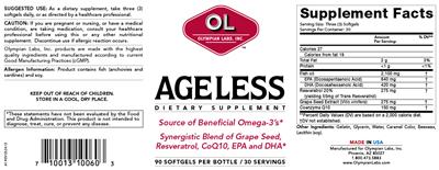 Photo of the OL Olympian Labs Ageless label