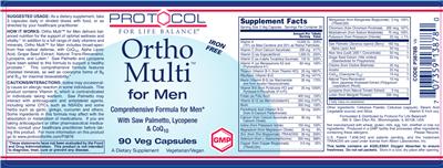 Ortho Multi For Men