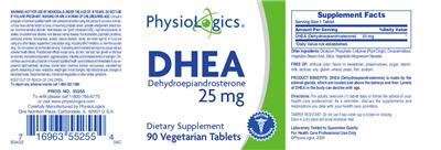 DHEA Dehydroepiandrosterone 25 mg