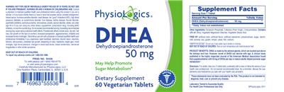 DHEA Dehydroepiandrosterone 50 mg