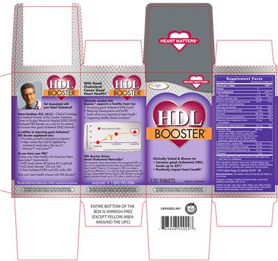 Photo of the Enzymatic Therapy HDL Booster label