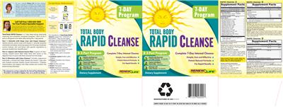 Photo of the Renew Life RAPID Cleanse 2 label