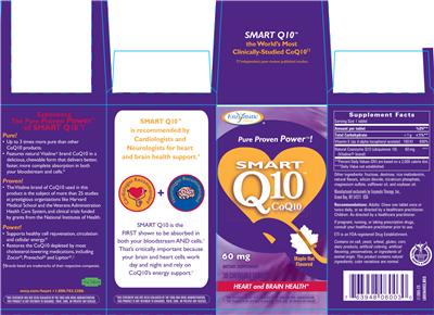 Photo of the Enzymatic Therapy Smart Q10 CoQ10 Maple Nut Flavored label