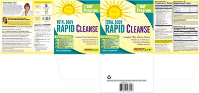 Photo of the Renew Life Rapid Cleanse 3 label