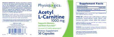 Acetyl L-Carnitine 1000 mg