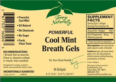Powerful Cool Mint Breath Gels