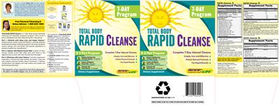 Photo of the Renew Life Rapid Cleanse 3 label