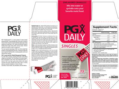 Photo of the Natural Factors PGX Daily Singles label