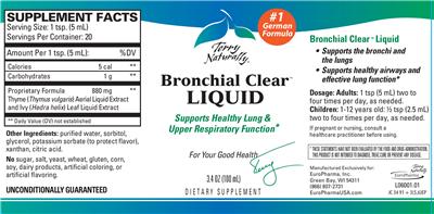 Product label image for Bronchial Clear Liquid
