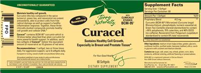 Photo of the Terry Naturally Curacel label