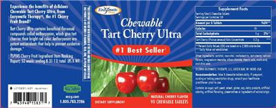 Photo of the Enzymatic Therapy Chewable Tart Cherry Ultra label