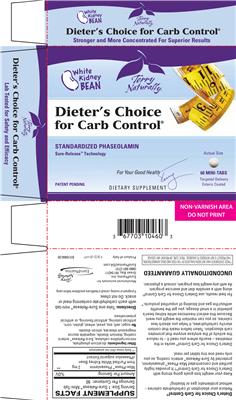 Product label for Dieter's Choice for Carb Control