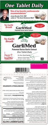 Photo of the Terry Naturally GarliMed label