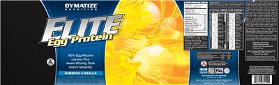 Elite Egg Protein Smooth Vanilla