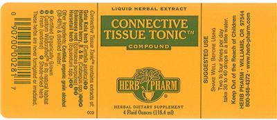 Photo of the Herb Pharm Connective Tissue Tonic Compound label