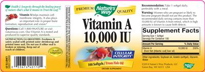 Vitamin A 10,000 IU