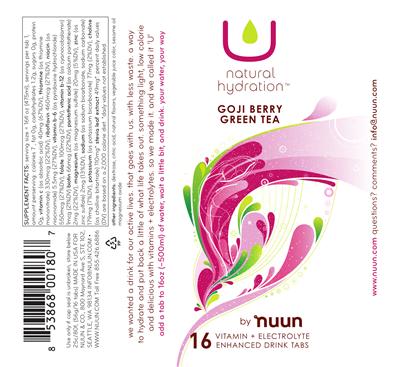 Natural Hydration Goji Berry Green Tea