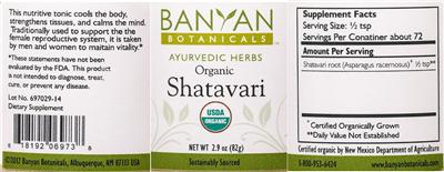 Organic Shatavari