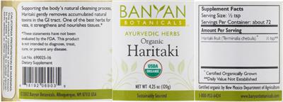 Organic Haritaki