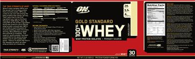 Gold Standard 100% Whey Vanilla Ice Cream