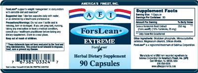 Photo of the AFI America's Finest ForsLean Extreme label