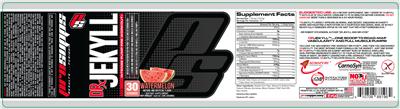 Photo of the PS ProSupps Dr. Jekyll Watermelon label