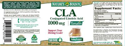 CLA Conjugated Linoleic Acid 1000 mg