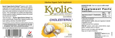 Photo of the Kyolic Kyolic Lecithin label