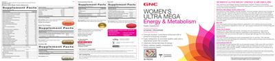 Photo of the GNC Women's Ultra Mega Concentrated Fish Oil label