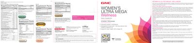 Photo of the GNC Women's Ultra Mega Fish Oil label