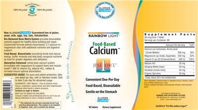 Food-Based Calcium