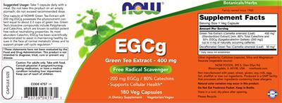EGCg Green Tea Extract - 400 mg