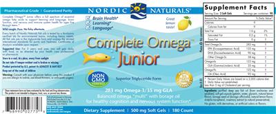 Complete Omega Junior Lemon