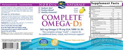 Complete Omega-D3 Lemon