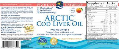 Arctic Cod Liver Oil Peach