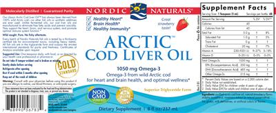 Arctic Cod Liver Oil Strawberry