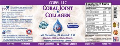 Photo of the Coral Coral Joint & Collagen label