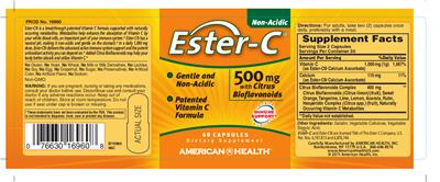 Ester-C 500 mg With Citrus Bioflavoinds