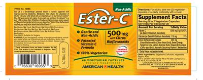 Ester-C 500 mg With Citrus Bioflavoinds