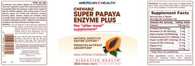 Chewable Super Papaya Enzyme Plus