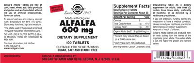 Alfalfa 600 mg