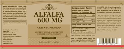 Alfalfa 600 mg