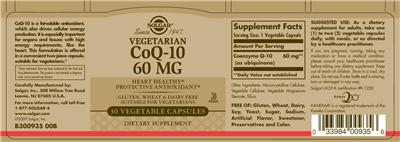 Vegetarian CoQ-10 60 mg
