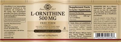 L-Ornithine 500 mg