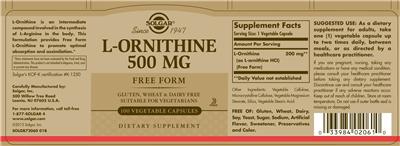 L-Ornithine 500 mg