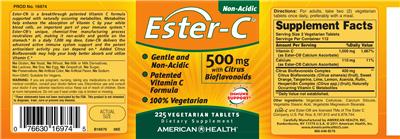 Ester-C 500 mg With Citrus Bioflavonoids