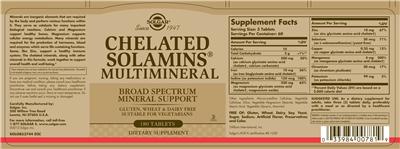 Chelated Solamins Multimineral