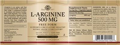 L-Arginine 500 mg