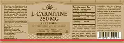 L-Carnitine 250 mg